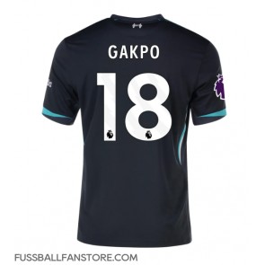 Liverpool Cody Gakpo #18 Replik Auswärtstrikot 2024-25 Kurzarm